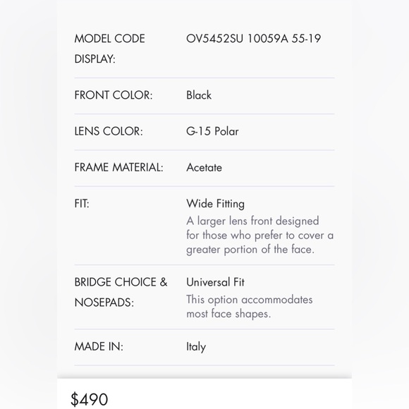 oliver peoples Laiya new Black Polarized chic cat-eye - Picture 7 of 7